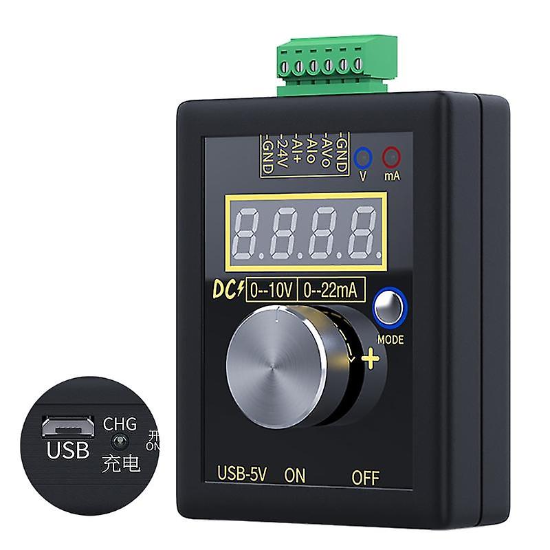 Einstellbarer Signalgenerator 0-5V/10V 0-22mA - Analog Simulator DC24V/AC220V