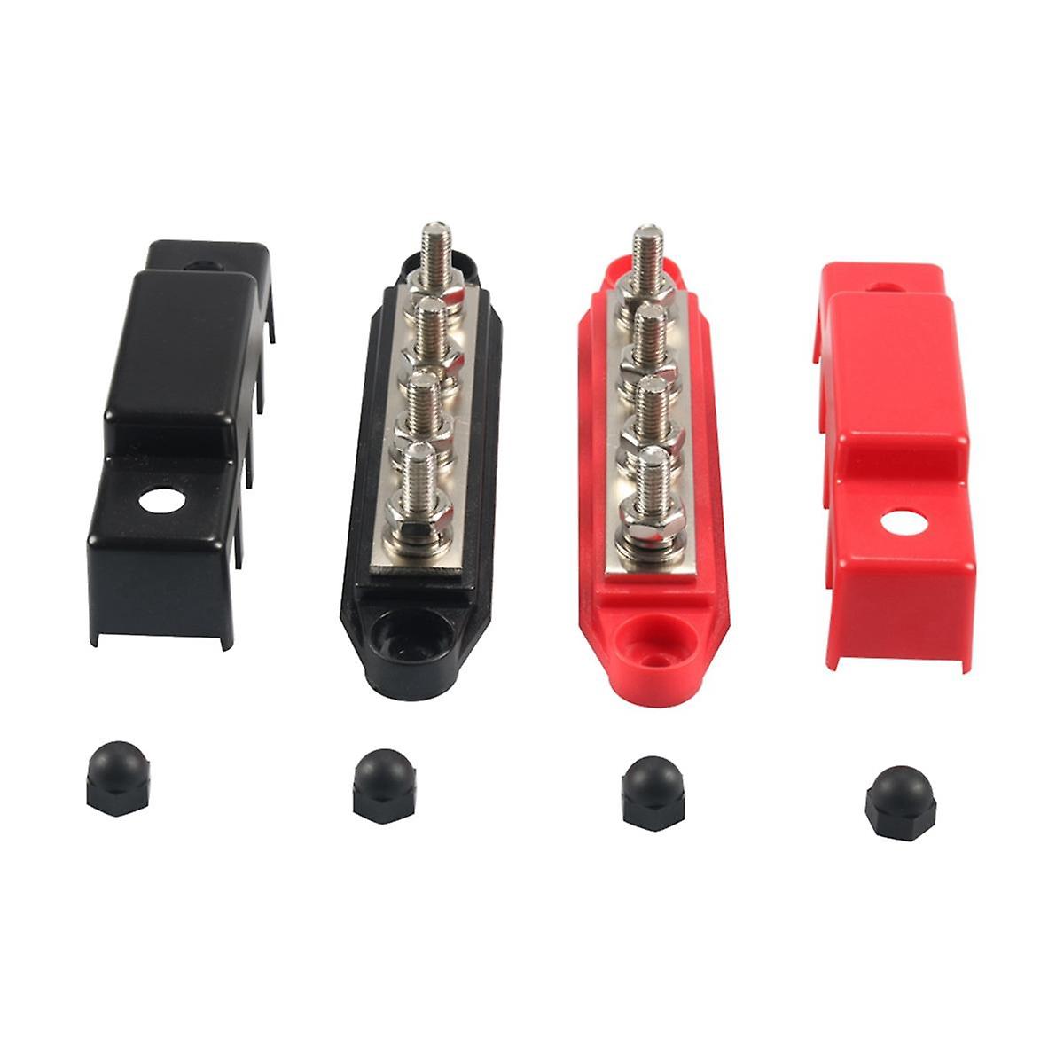 4 Way Busbar M10 High-Current Terminal Stud Multi-Function RV Conversion Accessories Car Accessorie