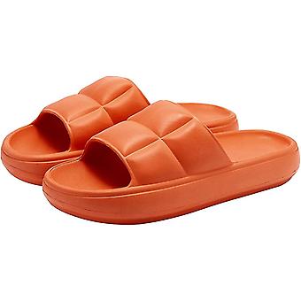 Eva Open Toe Zapatillas suaves, ducha suave antideslizante Baño Baño Piscina Gimnasio Sandalias interiores y exteriores para hombres y mujeresorange