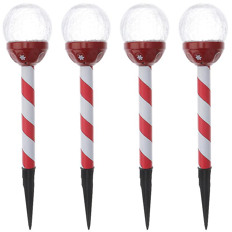 4pcs Solar Led Lights For Christmas