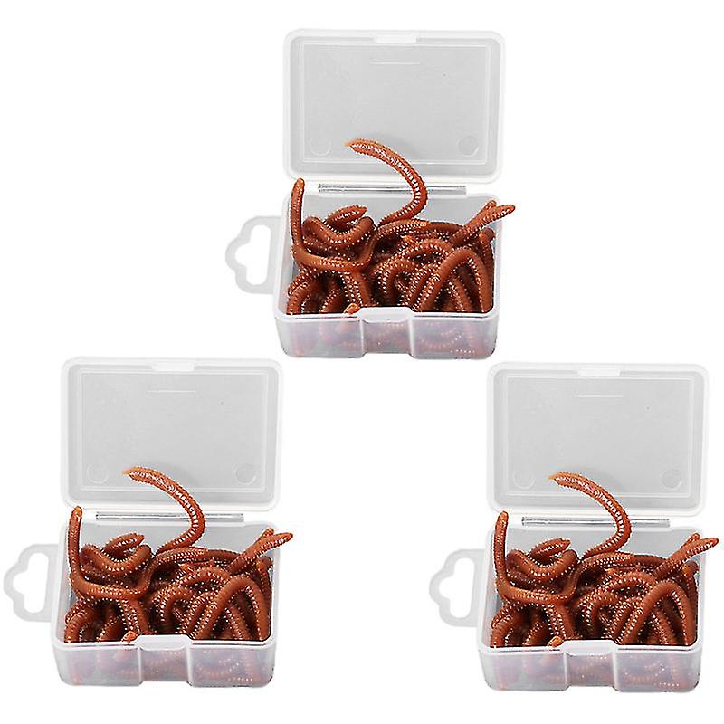 3pcs Simulation Earthworm For Halloween Decorations