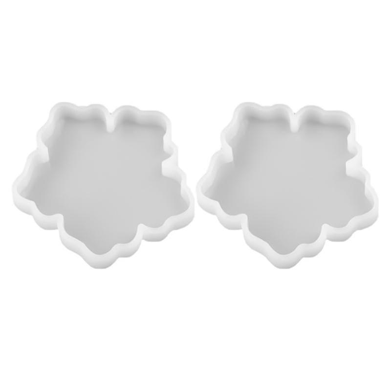 2pcs Home Diy Coasters Base Molds