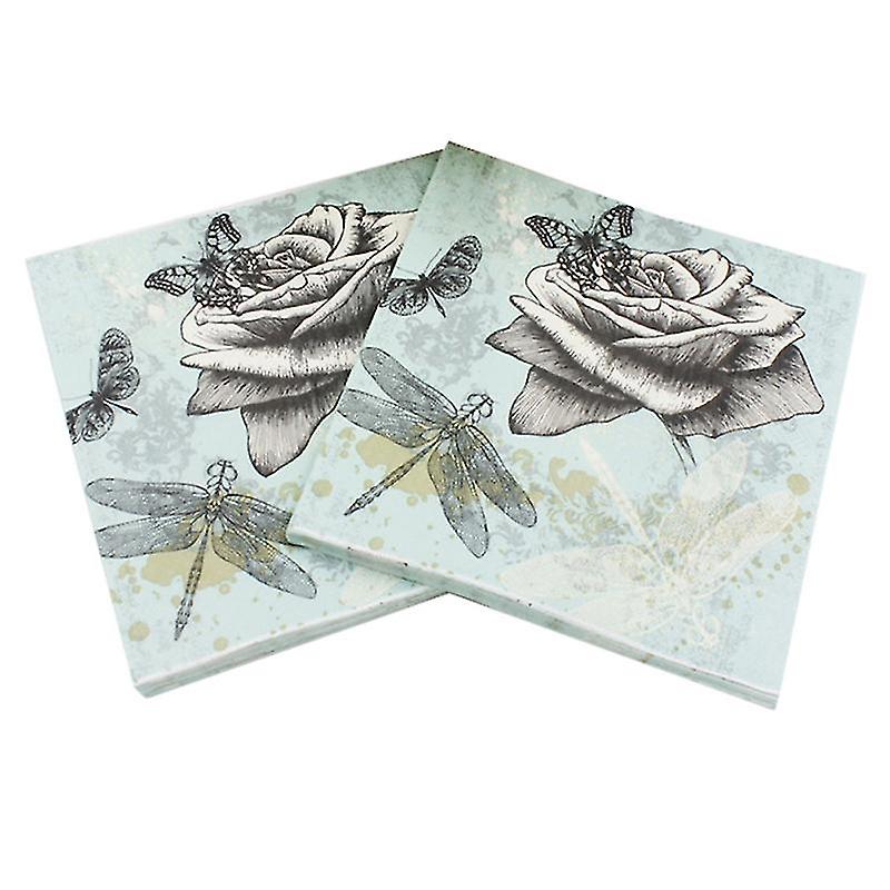 20pcs Dragonfly Napkins