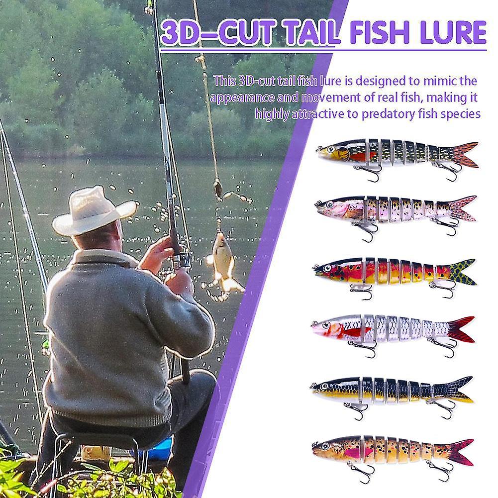 Multi Jointed Fiske Sluk Swimbaits Sinking Wobblers Hard Bait Crankbaits