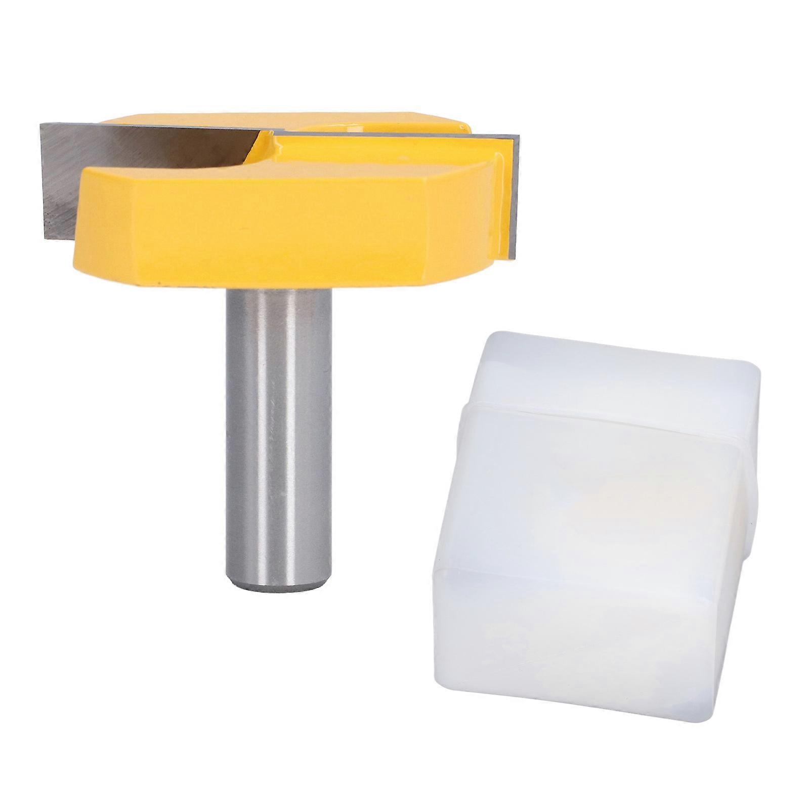 Cleaning Bottom Bit 1/2in Shank Woodworking Router Milling Cutter Grooving Tool Dia 57mm