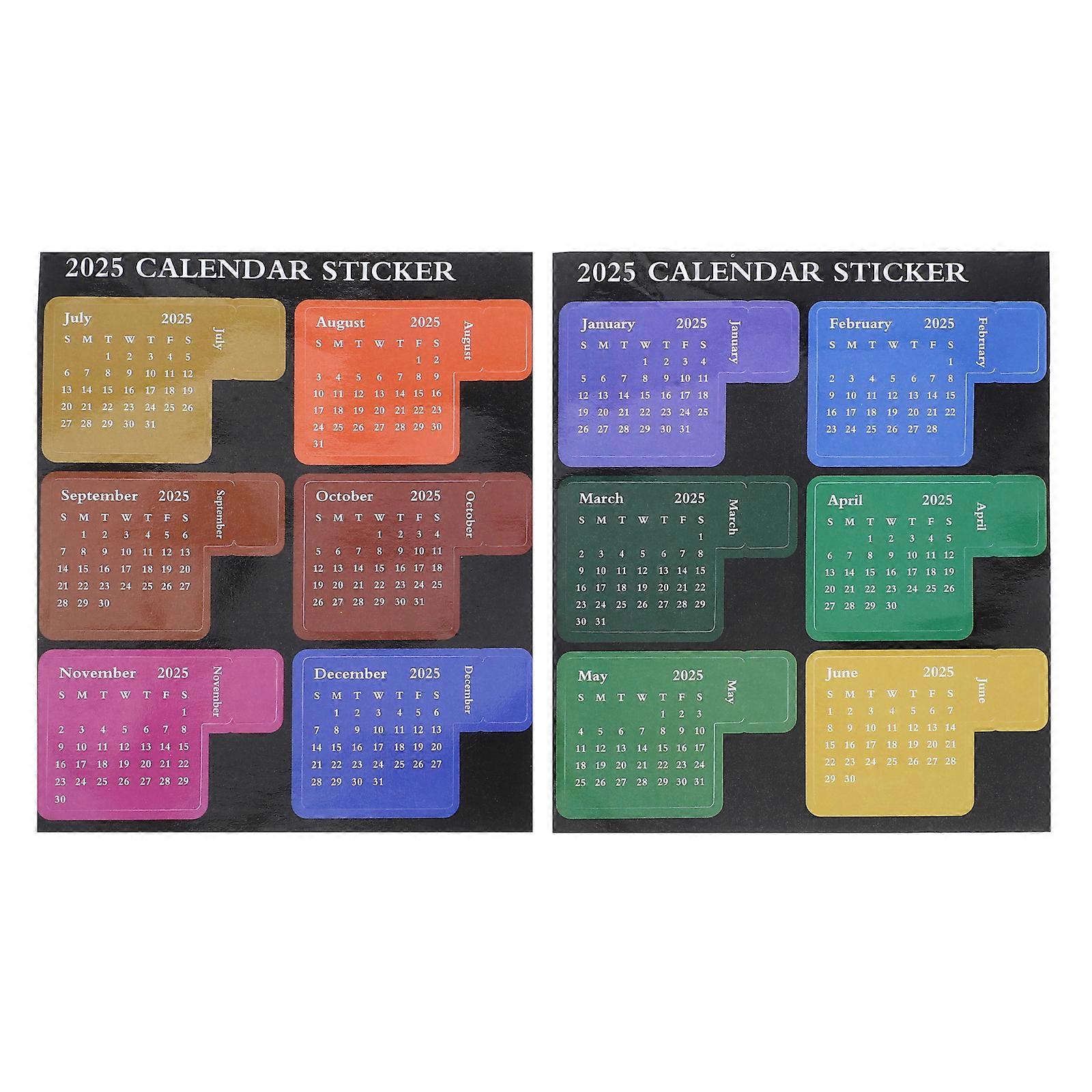 1 Set Household Planner Stickers Multi-function Book Tabs DIY Planner Tabs Planning Tabs (2025)