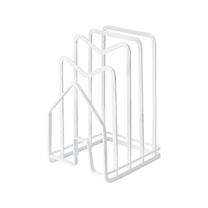 White multifunctional kitchenware water filter storage rack