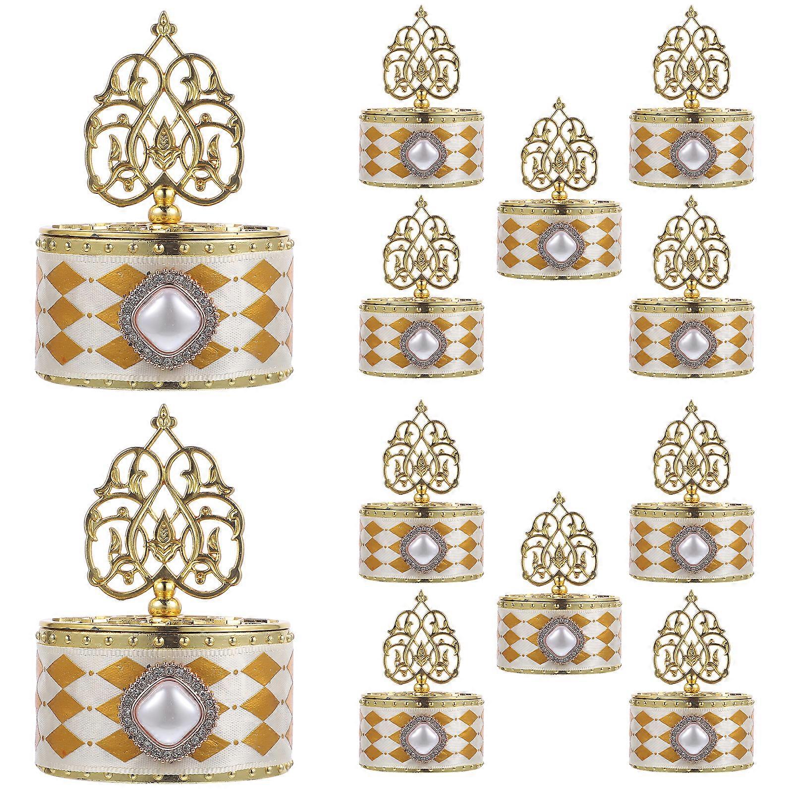 12pcs Wedding Candy Boxes Can Candy Containers Small Gift Storage Box Candy Storage Case