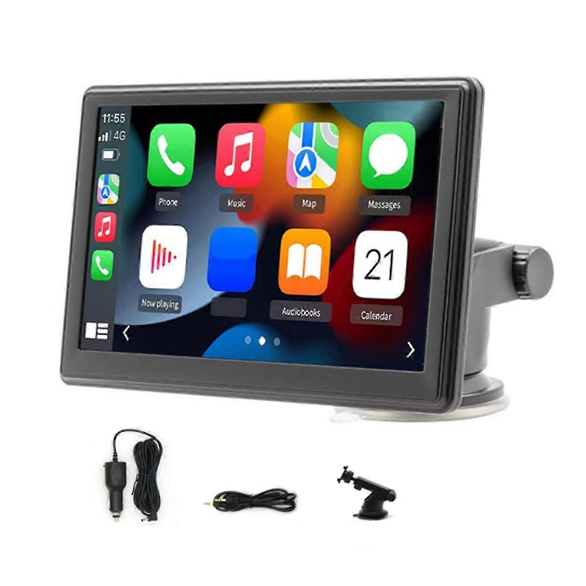 7 Inch Wireless Carplay Android Auto Player Car GPS Navigation Mobile Phone Interconnection Multimedia Bluetooth Car MP5