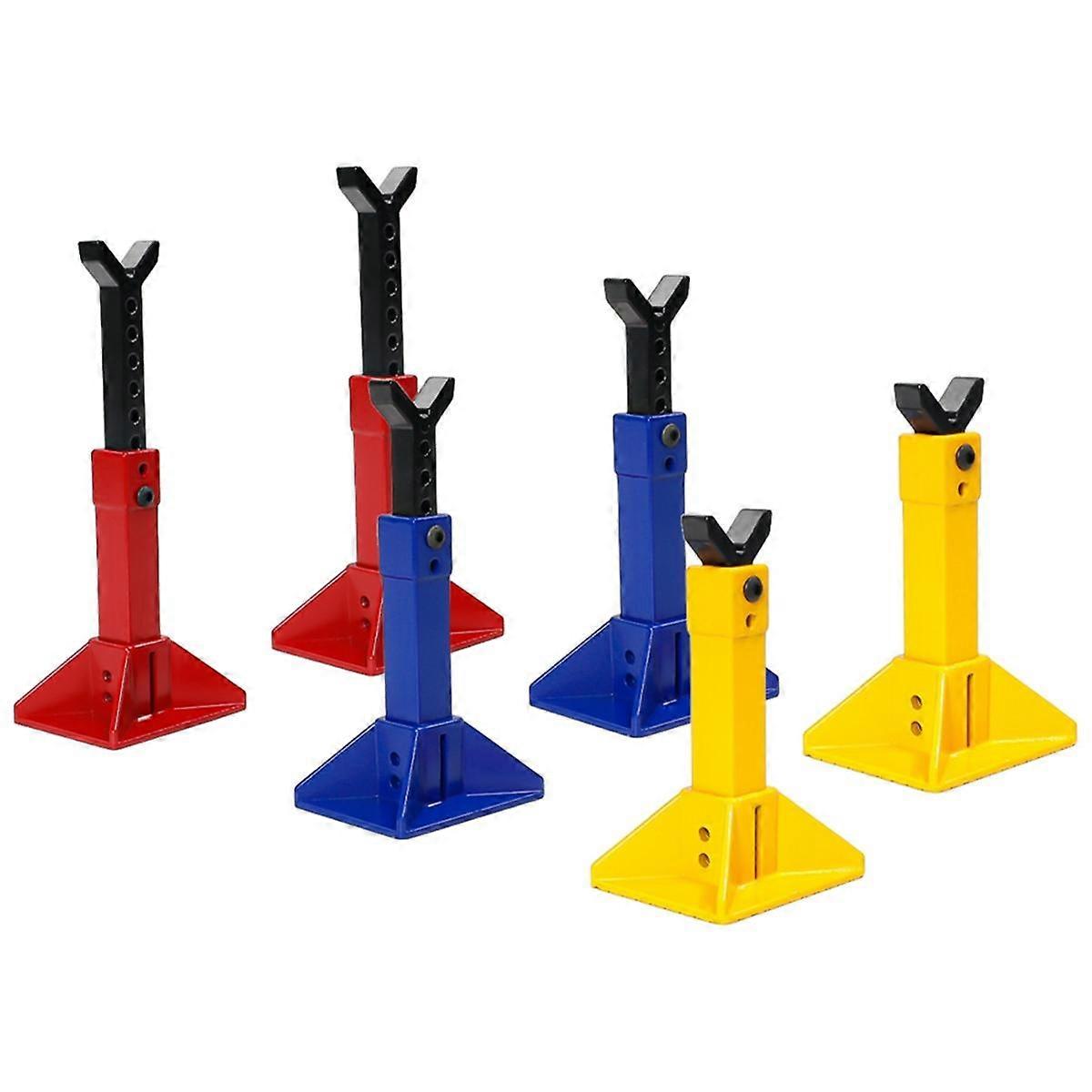 Display Stands Jack Height Adjustable for 1/18 1/10 1/8 1/7 RC Crawler Truck Car Simulation Climbing Vehicles Yellow