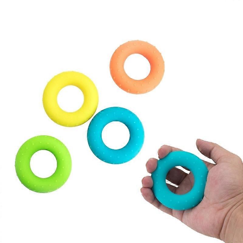 Grip Strengtheners (4 Pack) - Forearm Ring Hand Exercisers