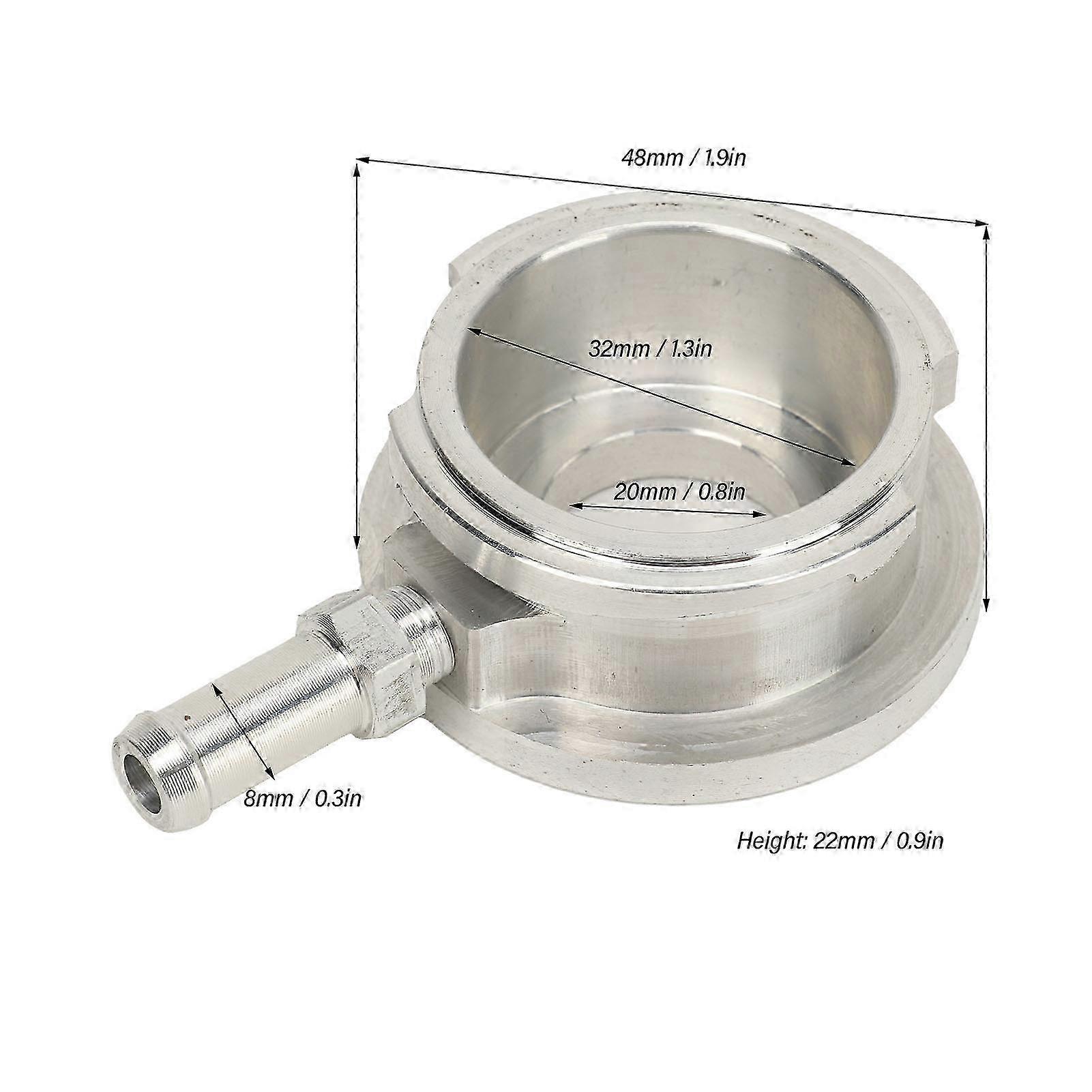 32mm ID Radiator Weld On Filler Neck Aluminium Alloy Coolant Addition ...