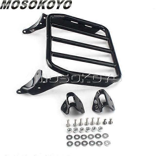 Motorcycle Sissy Bar Luggage Rack w/ Docking Hardware Kit For Harley Fat Boy Breakout 114 FLFB FXBR FXBRS FLFBS Rear Support
