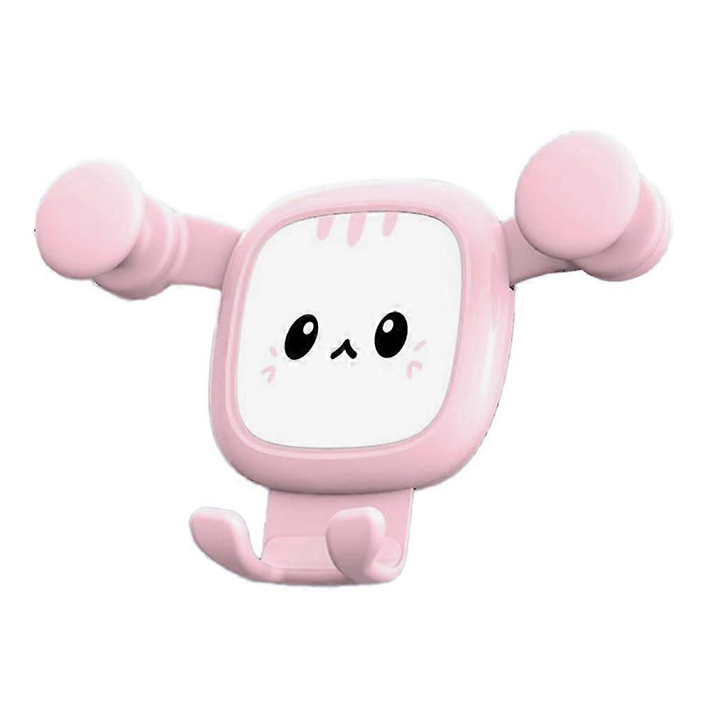 سيارة حامل الهاتف جبل تكييف الهواء لطيف الحيوانات نمط ل 4.7-7.0 في الجهاز