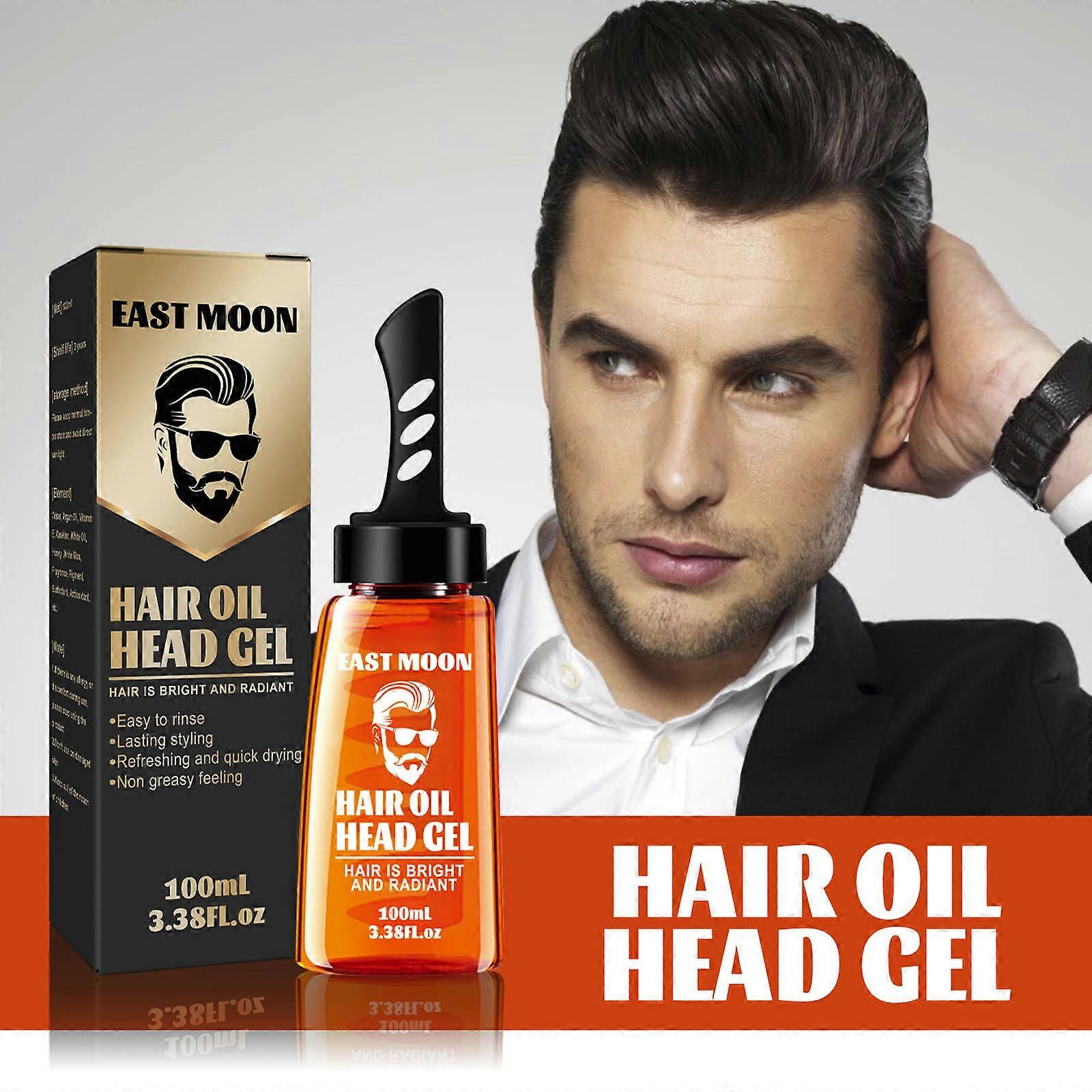 Haarfixiergel mit Tauchkamm Herren Styling Wachs Lösung 100ml