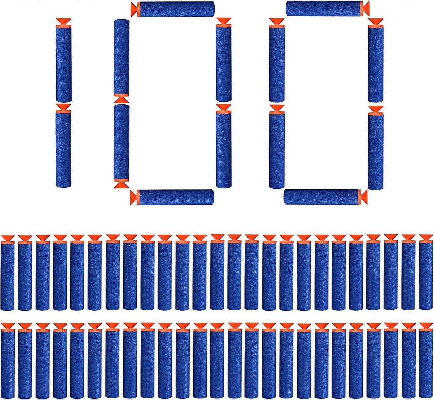 100 Τεμάχια 7.2cm Βεντούζα Βελάκια Refill Bullets Foam Arrows Αξεσουάρ για Nerf N-Strike Elite Series (Βεντούζα) A246