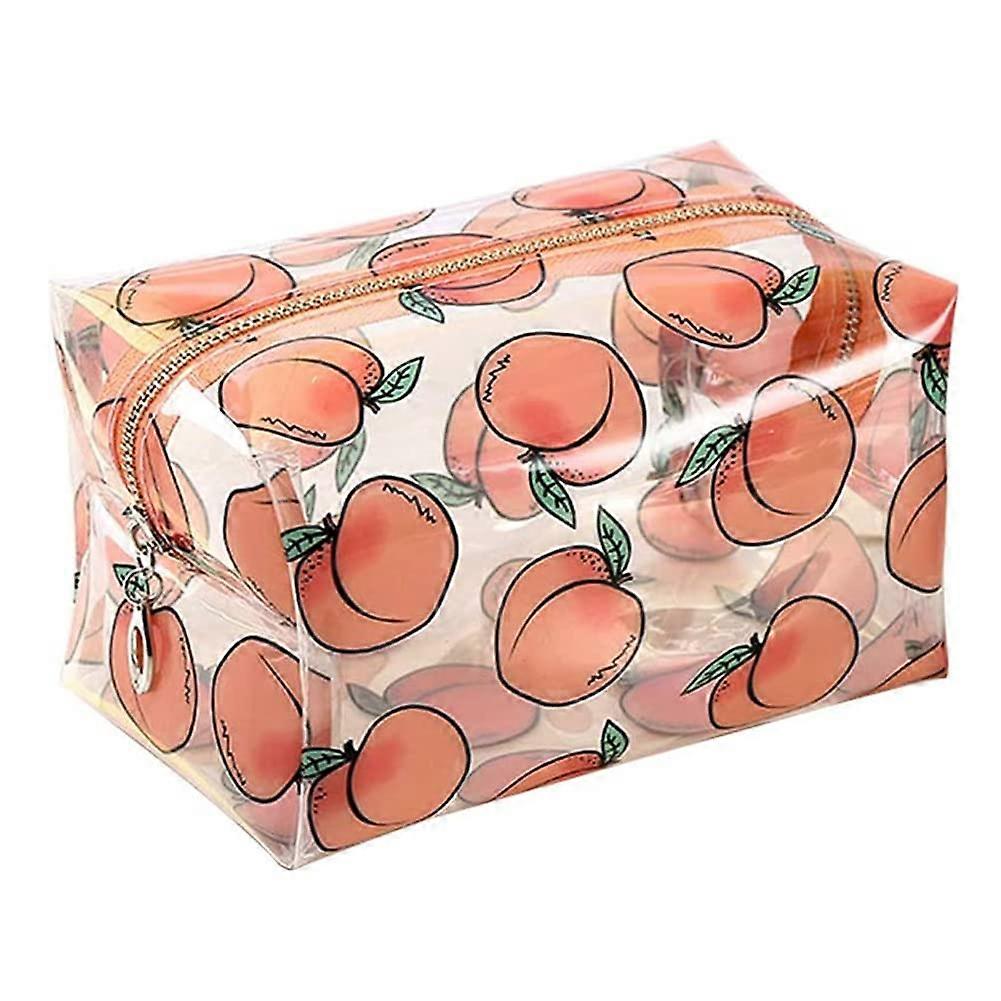 Makeup Bag Clear Cute Fruit Cosmetic Bag Small Transparent Make up