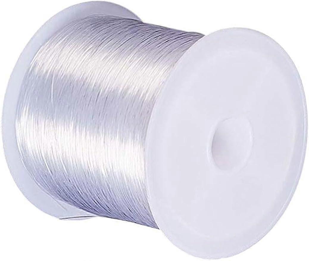 140Yards Clear Invisible Craft Nylon Thread 0.2mm Monofilament Fishing Line Bead String Cord