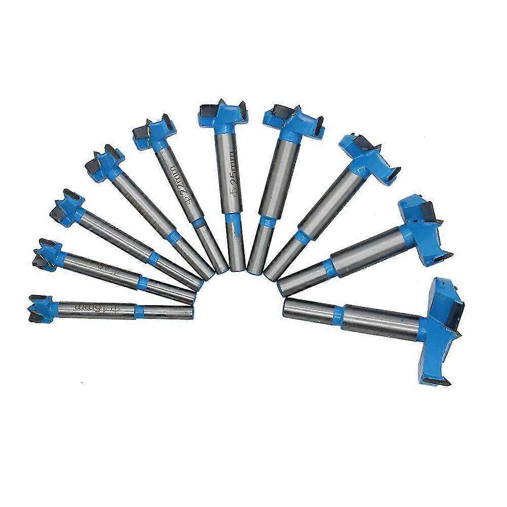 10Pc 15-50mm Forstner Bit Drill Bits Sæt Træbearbejdning Hulsav Træ Træskærer