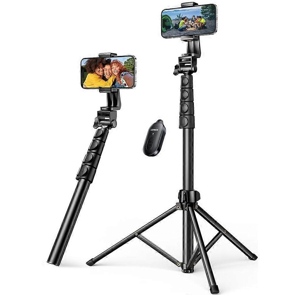 UGREEN Selfie-Stick mit Stativ und Bluetooth-Fernbedienung, 1,8m