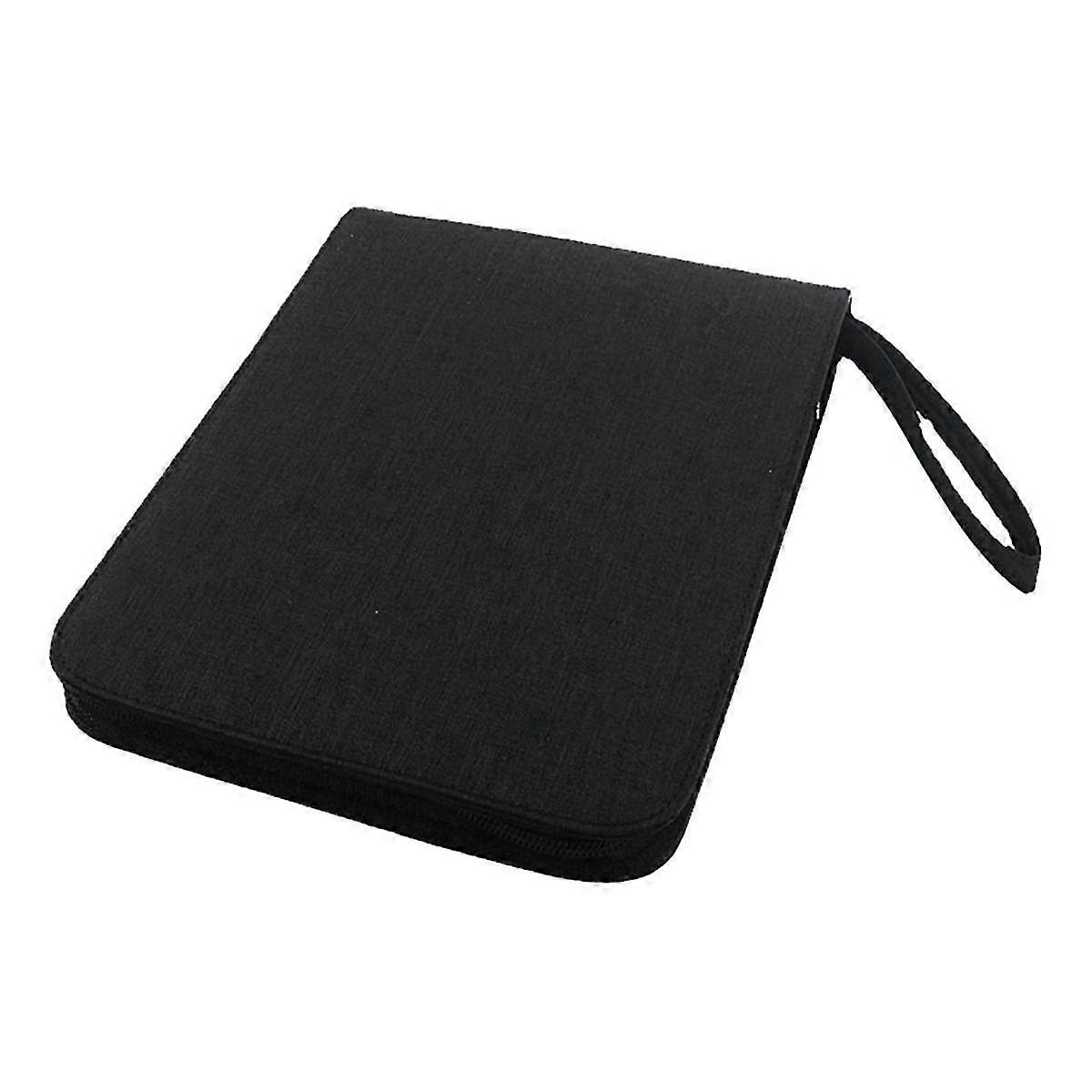 Pen Container Bag Capacity Fountain Pencil Case 24 Slots Zipper Multifunctional Canvas Writing Hold