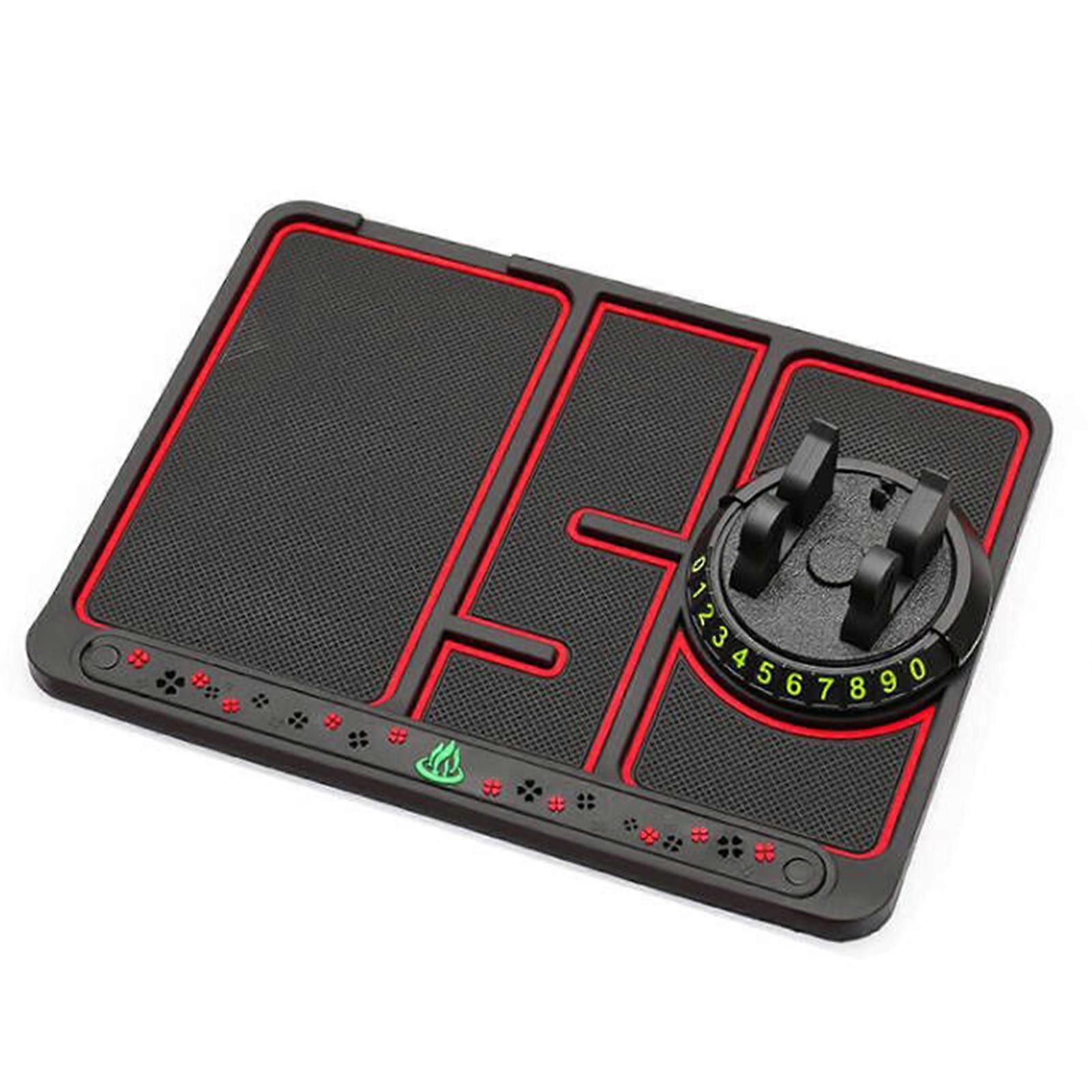 4 in 1 Car Dashboard Non-Slip Mat Durable Easy to Install Pad for Truck RV Various Types of Cars