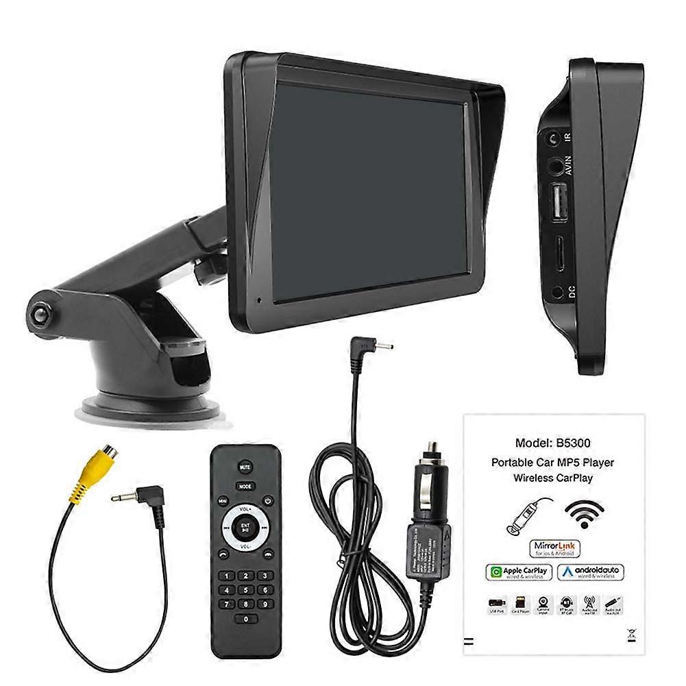 7 Inch Portable Multimedia Player Wireless Car Play Car MP5 Player Bluetooth-Compatible Car Stereo