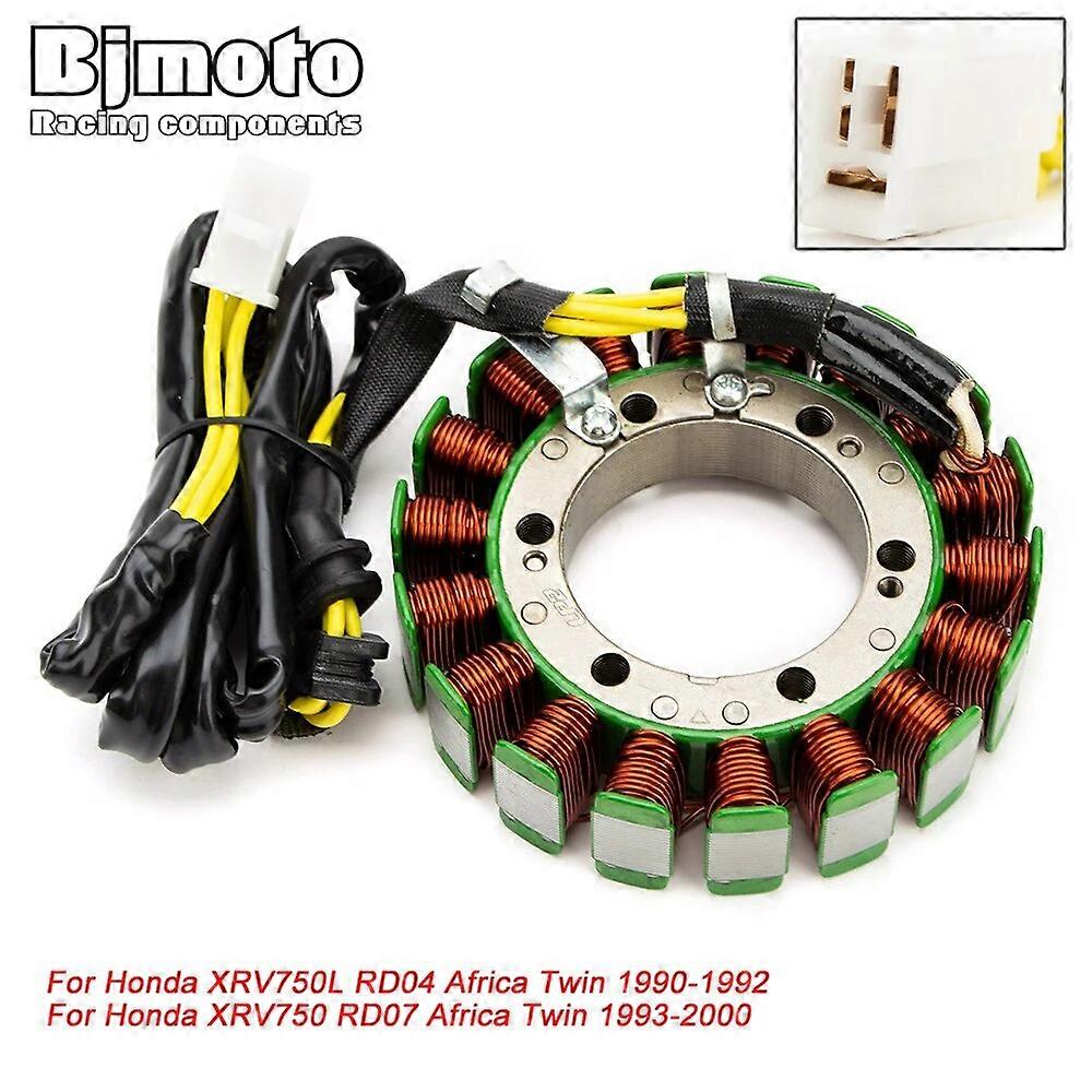 Motorcycle Stator Coil For Honda XRV750 RD07 Africa Twin 1993-2000 XRV750L RD04 Africa Twin 1990-1992 Generator Charging Assy