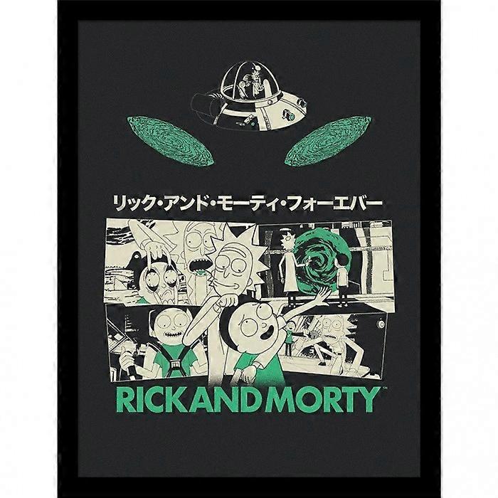 Rick And Morty Framed Print