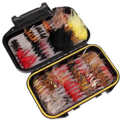 100 PCS / Set Bionic Fly Hook Lure Bait Hook Fishing Gear
