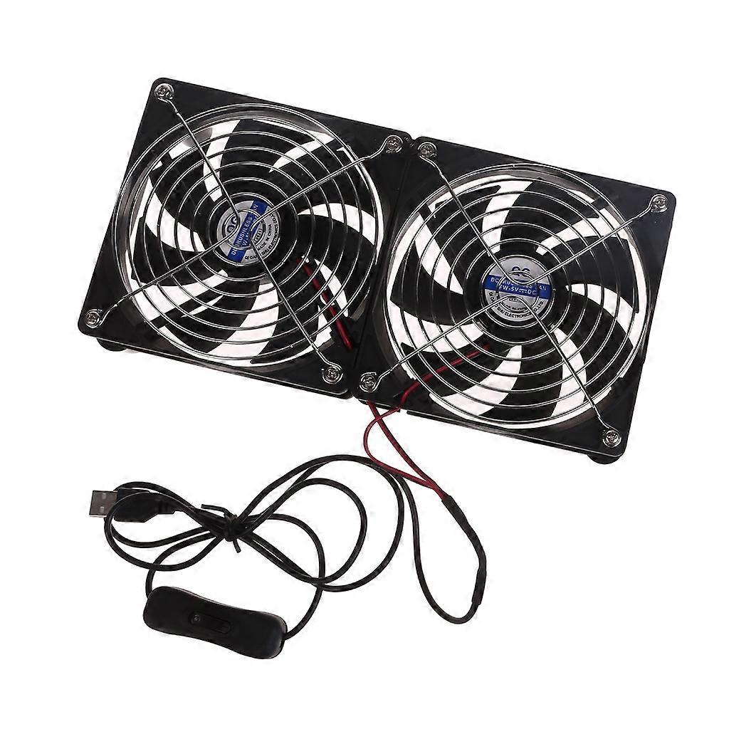 80mm/120mm/240mm USB Cooling Fan with Switch for DIY Computer Case Chassis Wireless Router Set-top Box Radiators Cooler