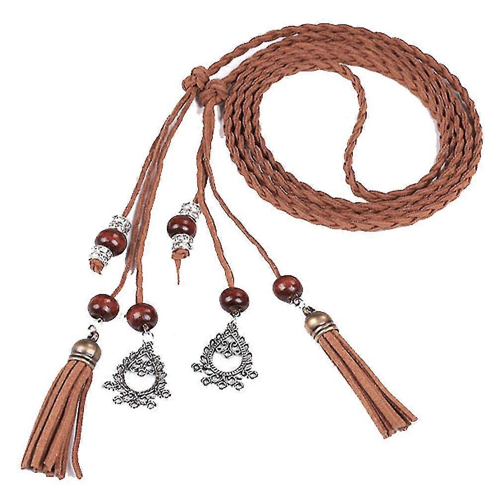 Vrouwen Mode Folk-custom Kwastje Gevlochten Hanger Taille Riem