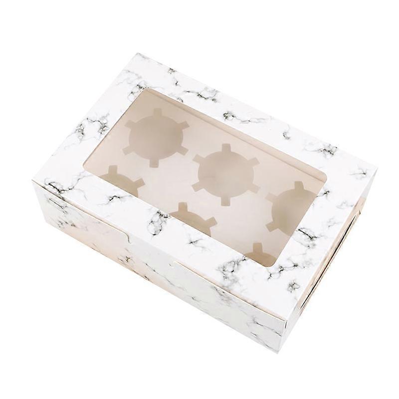 10Pcs Bakery Box with Window Perfect Size Photograph Tool Bakery Box with Window for Gift