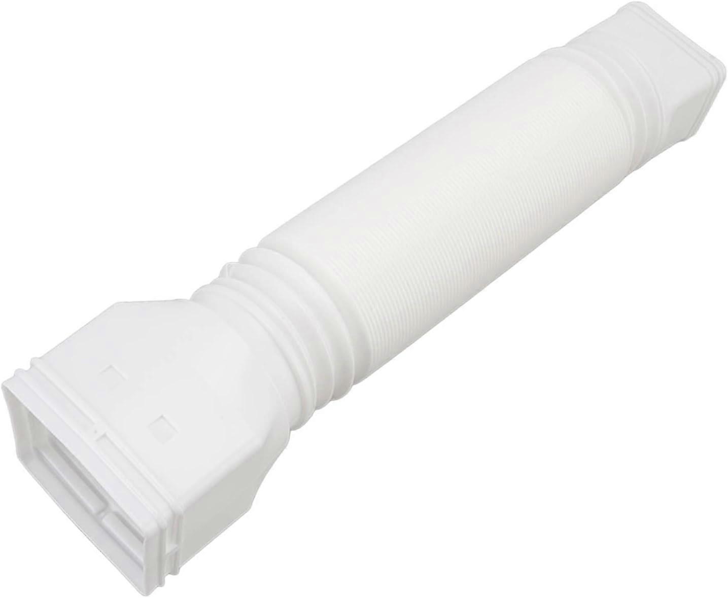 Gutter Downspout Extension, Flexible Gutter Downspout Extensions, Gutter Connector for Rainwater Drainage, (White)