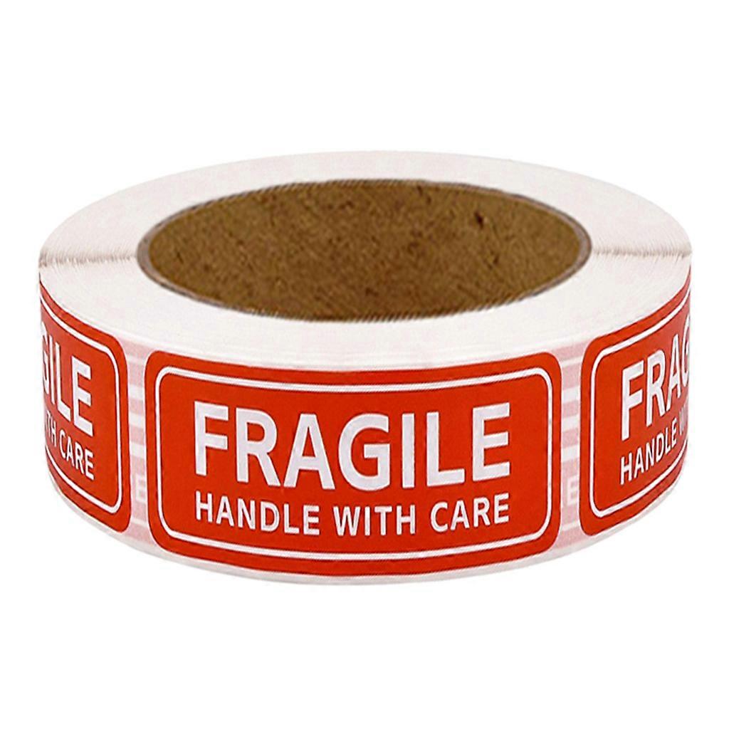 Eye-catching Fragile Stickers Please Handle with Care Labels Red Color for Small Business Owners Shopkeeper 500/150PCS