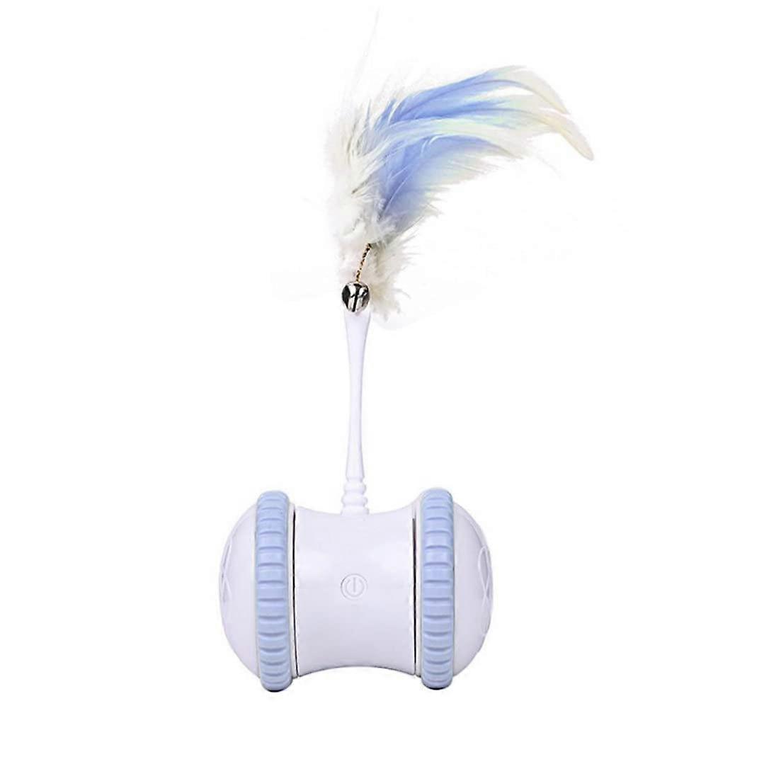 Robotic Interactive Cat Toy for Indoor, 360 Degree Self Rotating, Automatic