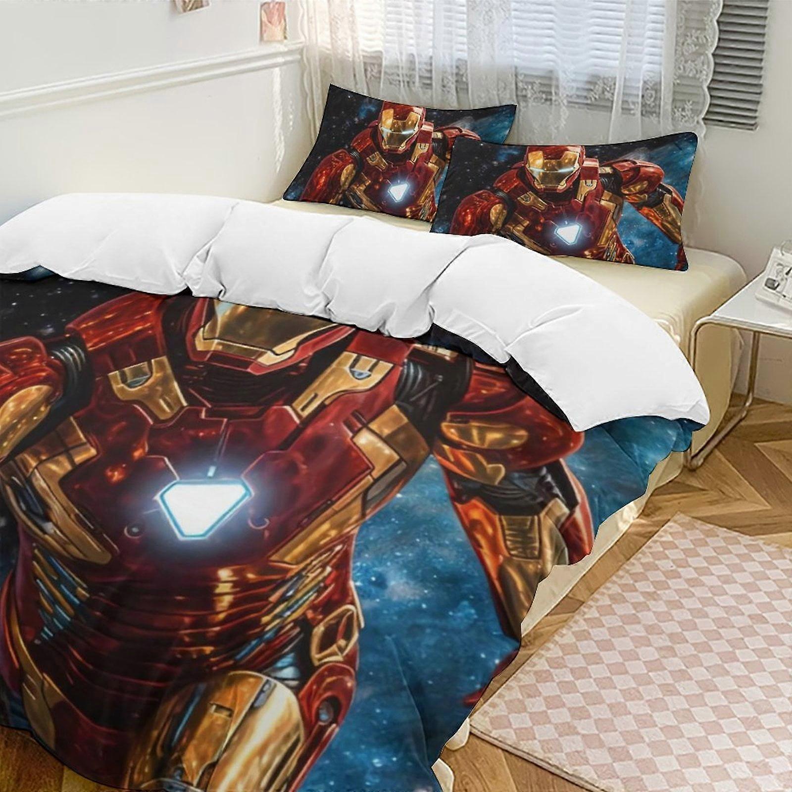 v3950  Bed Sheets Bedding Captain AmericaCartoon Collection 3-Piece Comforter Set, Personalized Bedding Decor for Kids And Teens  Bed Sheets  yuq3950