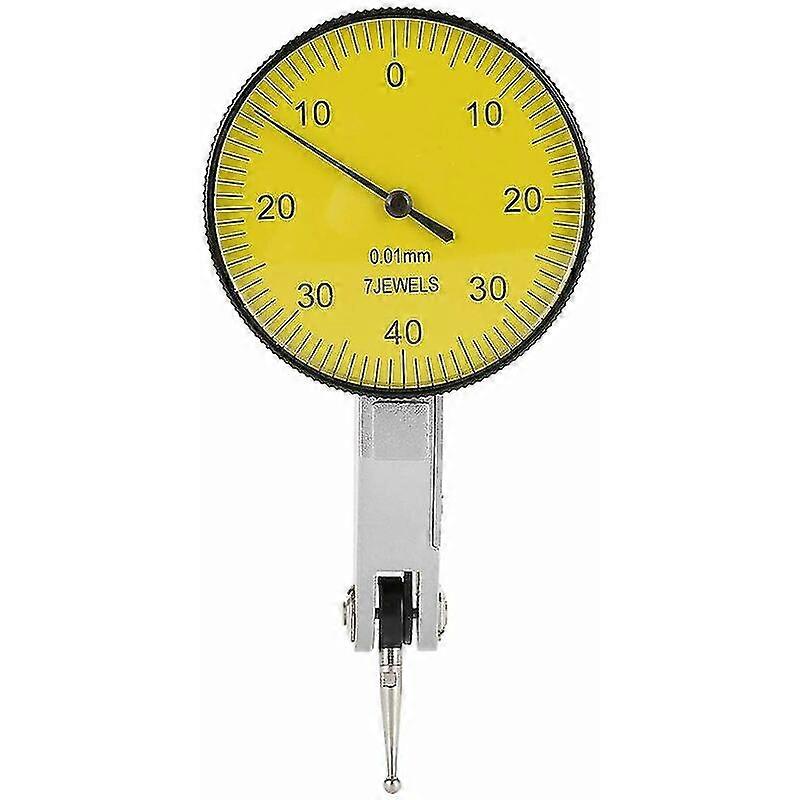 Dial Indicator, 0.01mm Precision Lever Dial Gauge With Gray Case