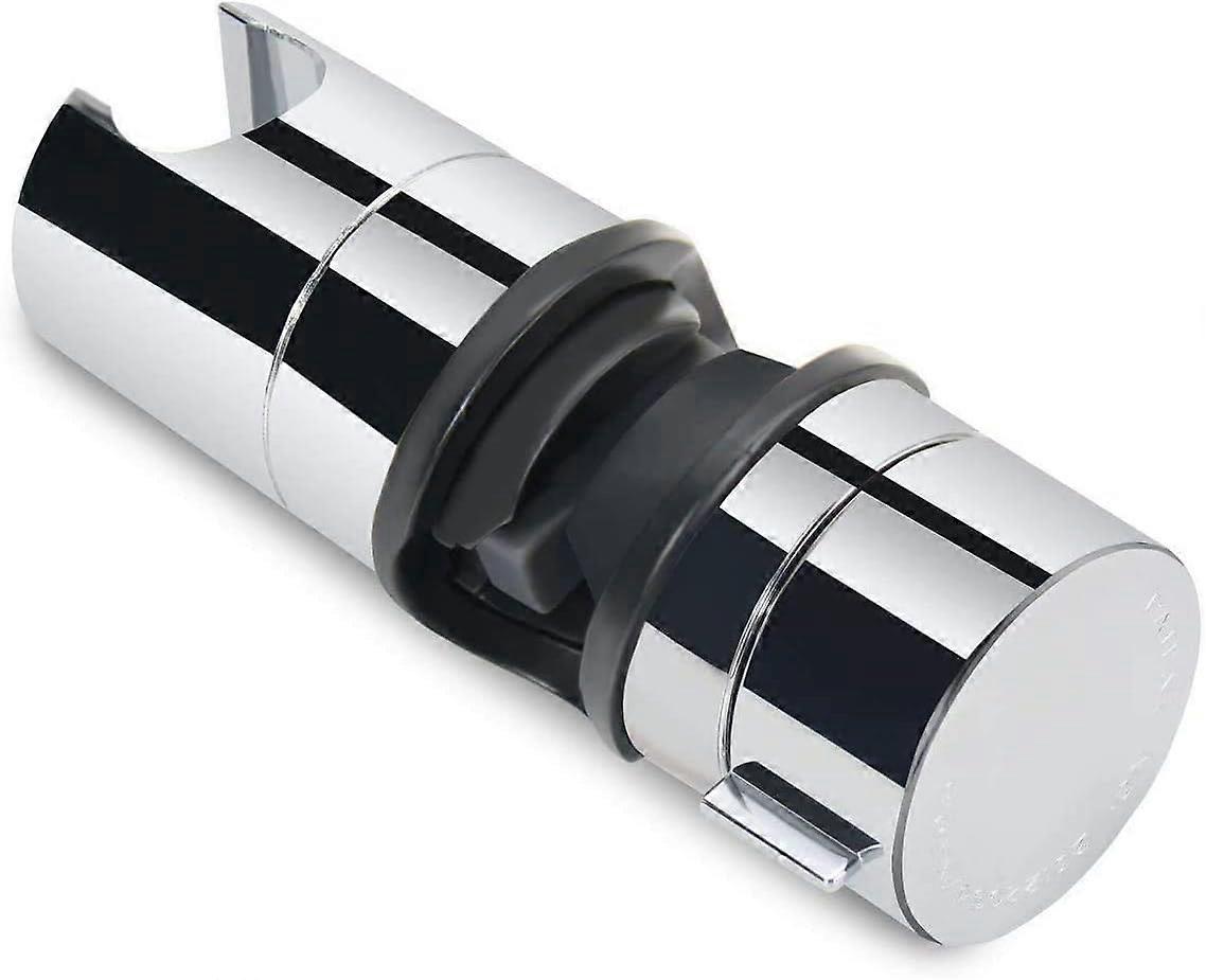 Adjustable Hand Shower Holder, Shower Head Holder, 18-25MM Diameter Adjustable, Chrome ABS (360 Adjustable)