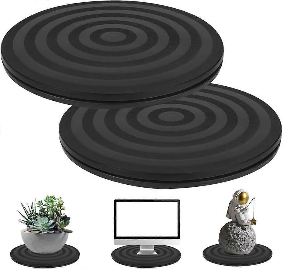 TV/Monitor Turntables, Round Rotating Platform, Plastic Platform Swivel Base, for Laptops, Monitors