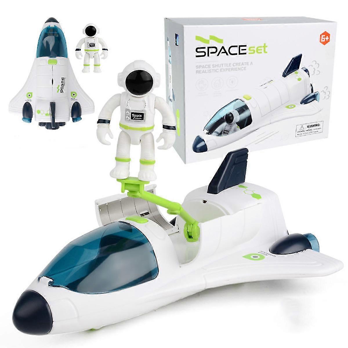 Desk decoration space shuttle toy with light sound and picture boy space toy children