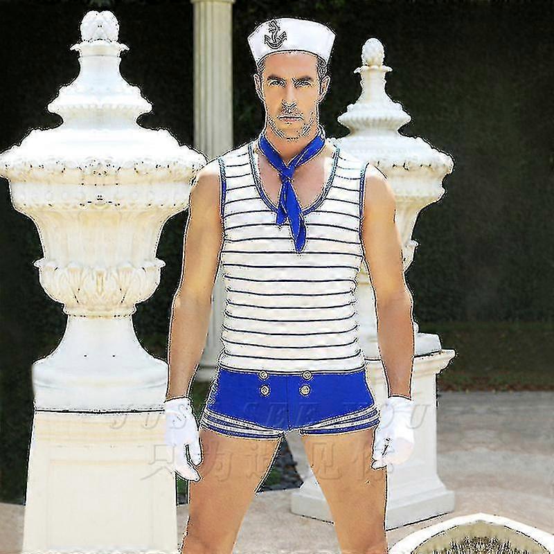 Erkek Kostüm Seksi Cosplay Üniforma Seti Sıcak Parti Takım Elbise