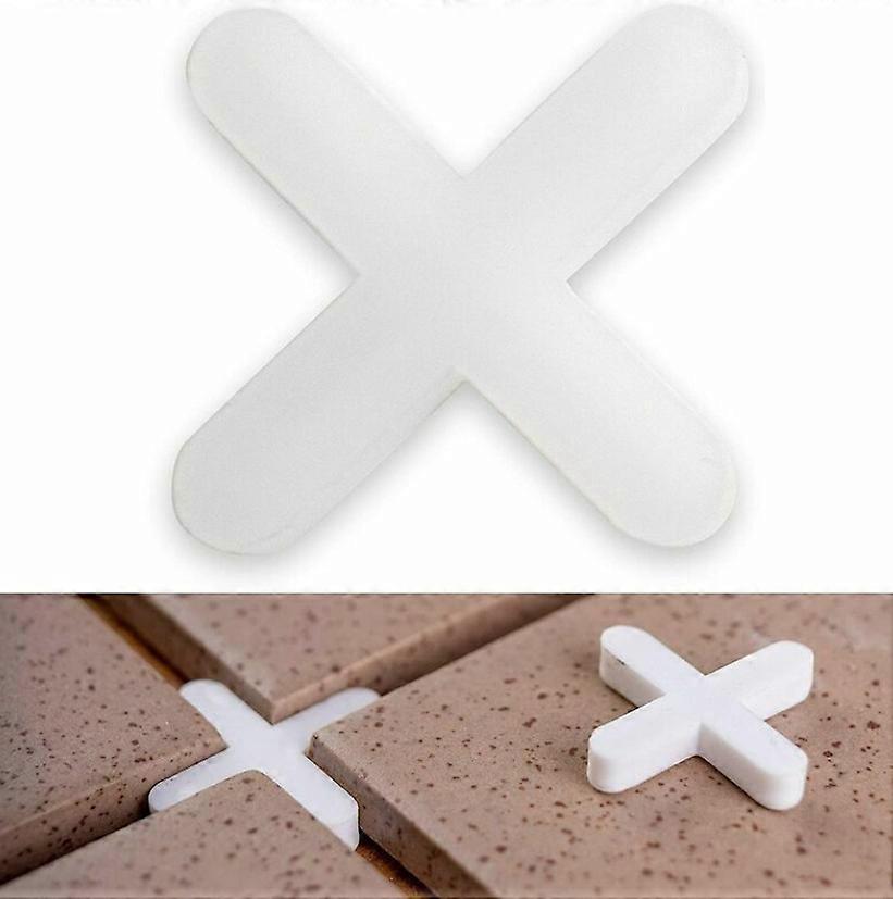 Tile spacers, 3mm thick, 1000pcs, Cross joints for even spacing when laying tiles