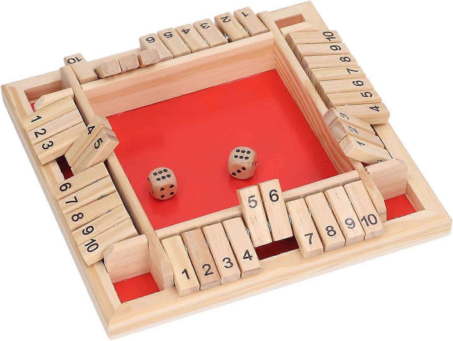 Box Dice Game, Improve Logical Ability Learning Wood Box Dice Game for Party