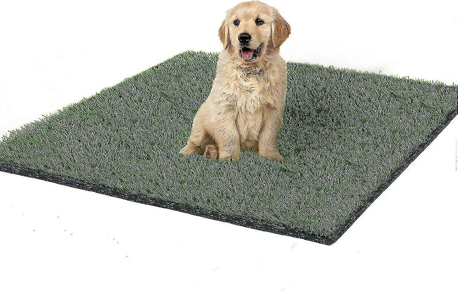 Alg 80 x 120 cm人工芝犬草マットと草のドアマット屋内屋外カーペット犬用人工芝芝生トイレトレーニングパッドエリアパティオラ