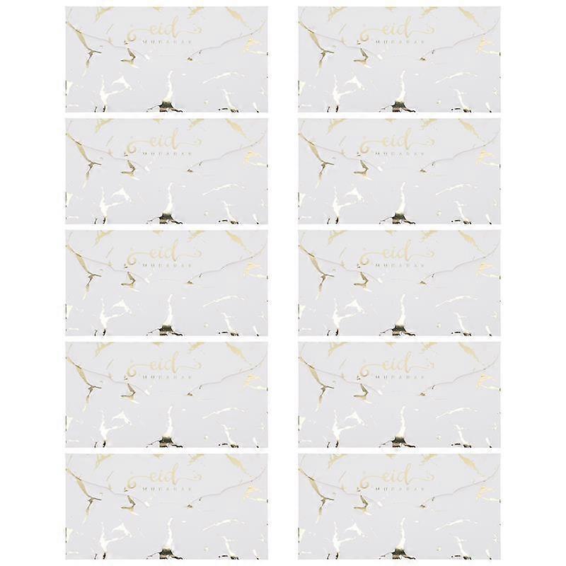 10Pcs Unique Eid Mubarak Envelopes Gift Storage Envelopes Money Envelopes