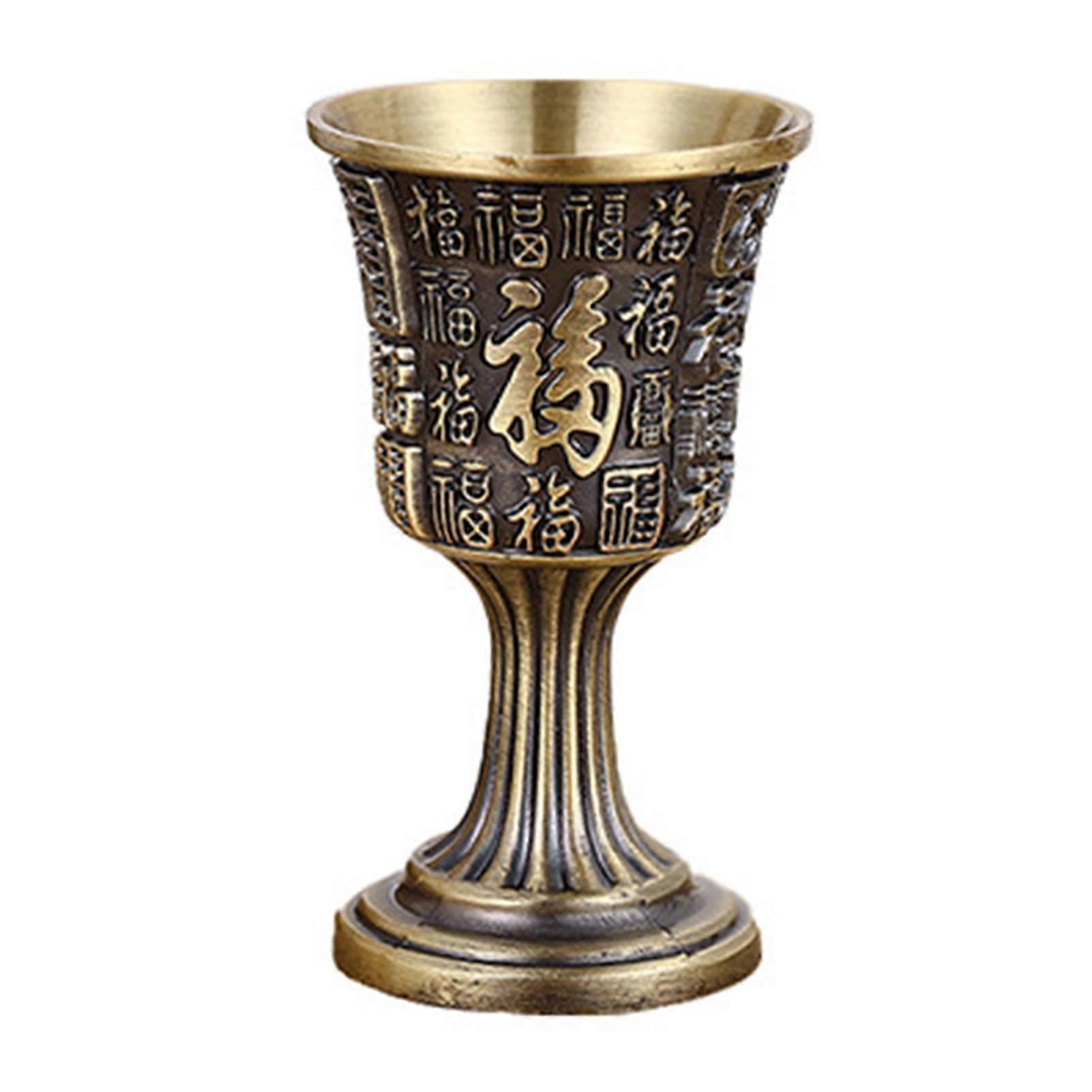 Wine Glass Anti-fade Large Capacity Solid Smooth Stable Drinking Container Thin Handle Antique Mini Pot Cups For Banquet_Feb