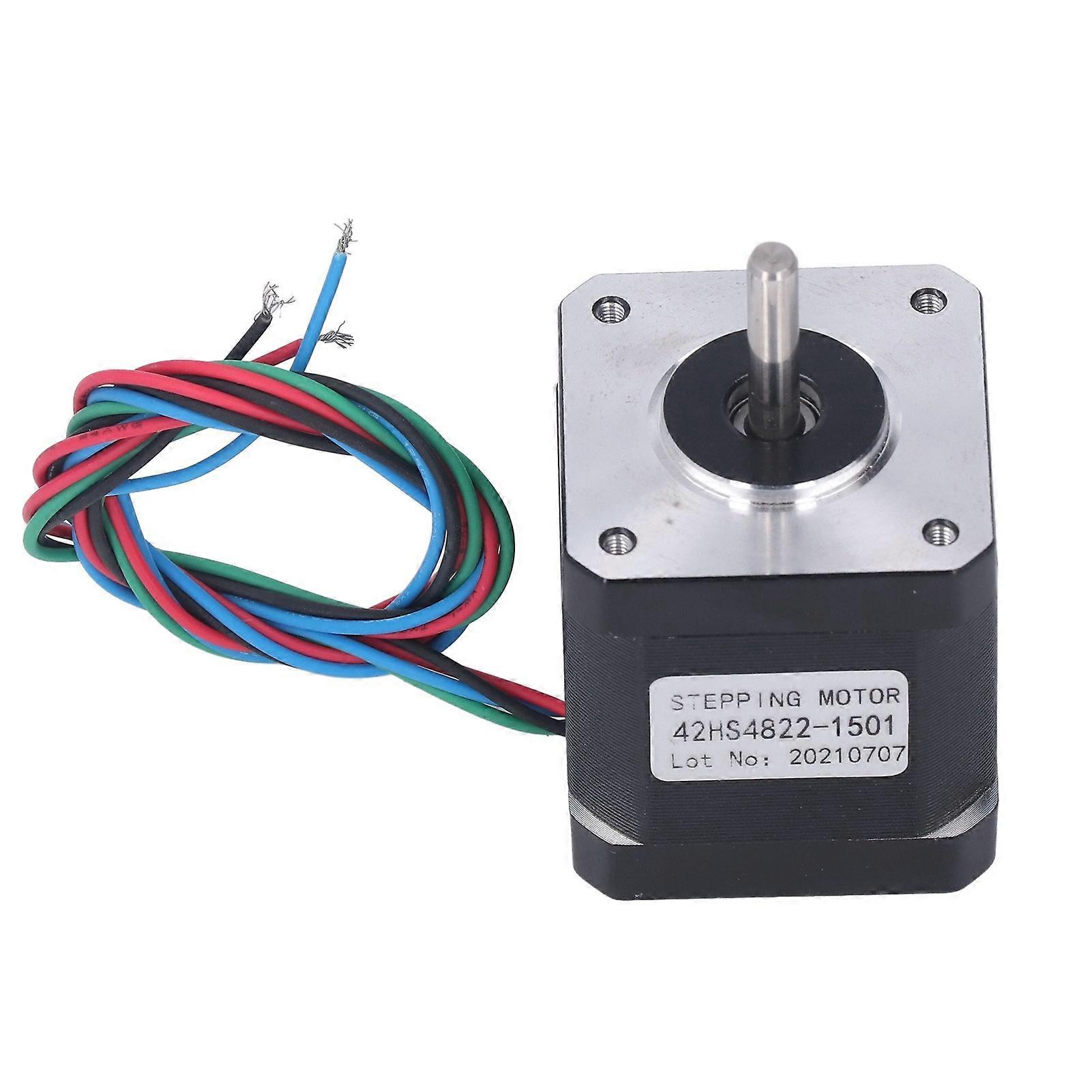 Stepping Motor 42mm 48mm 10.2V 2 Phase Silicon Steel Copper Coil for Fast Responding Speed Printer Parts