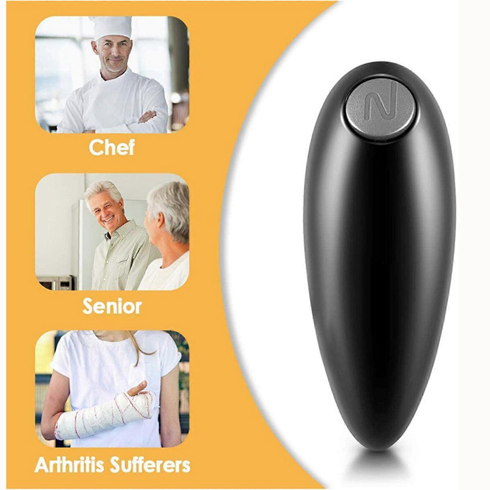 Electric Can Opener,Portable Hands-Free Tin Openers,Safe Smooth No Sharp Edges,100% New