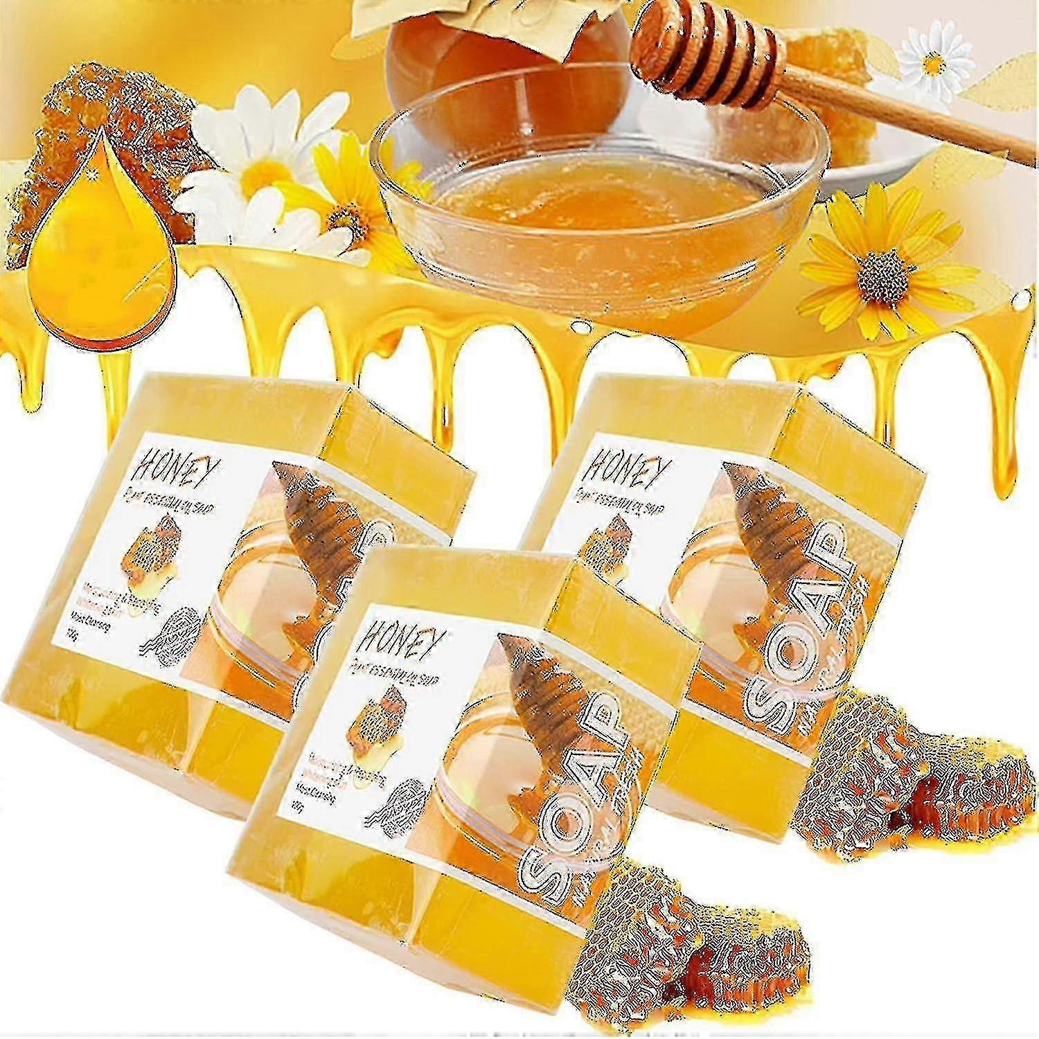 1-3x Turmeric Honey Soap Bar Lavado Essentials, Κουρκούμη Σαπούνι Για Ακμή Σκούρες κηλίδες Αφαίρεση υπερμελάγχρωσης